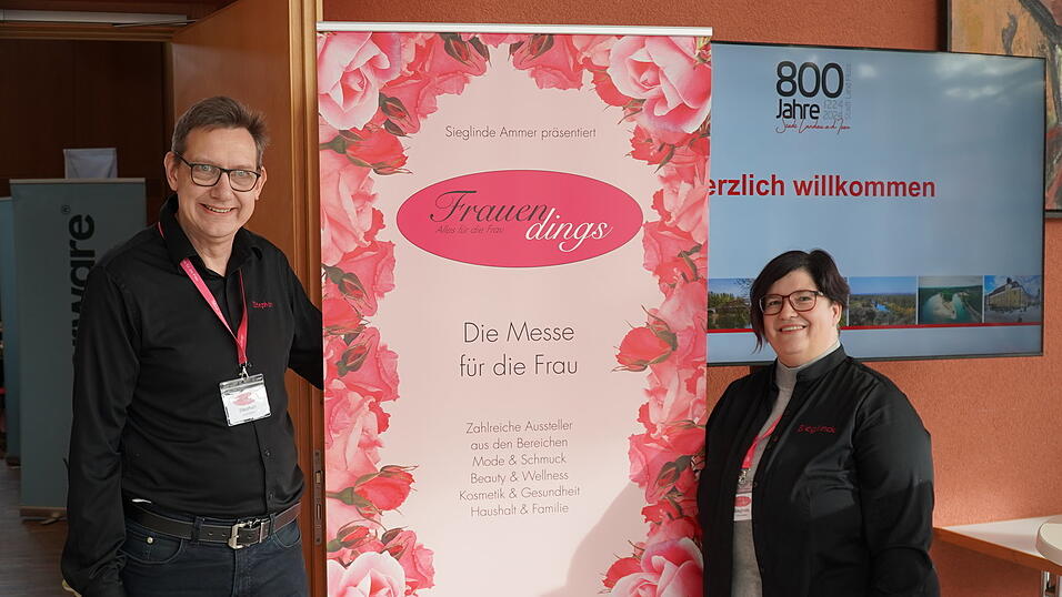 Stephan und Sieglinde Ammer haben die Messe organisiert. Stephan und Sieglinde Ammer haben die Messe organisiert.