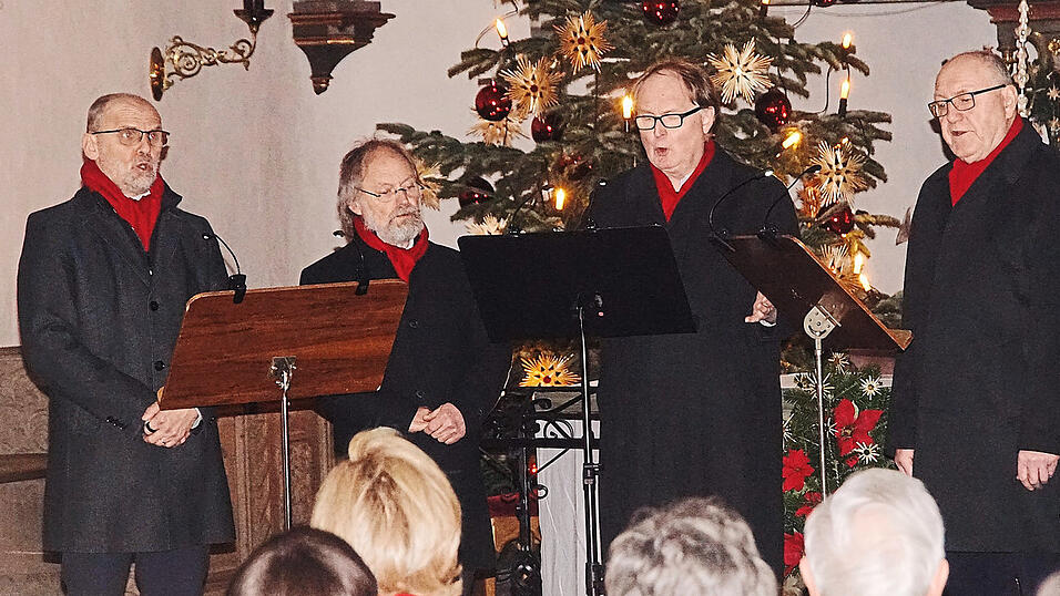In dezimierter Besetzung trat der Sergiuschor Regensburg am Sonntagabend in W&ouml;rth auf.