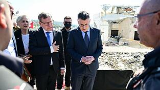 Thema sind unter anderem die Zerst&ouml;rungen durch den Iran-Krieg.