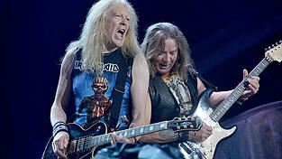 Last but not least: Iron Maiden machten bei Rockavaria den krachenden Abschluss.