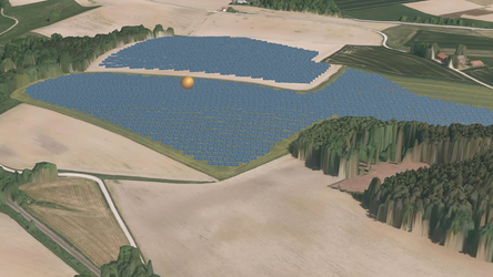 Vilsbiburg: Auf einem Areal in der Gemarkung Wolferding ist eine Freiflächen-Photovoltaikanlage mit einer Gesamtfläche von 17,2 Hektar geplant. Eine Ausführung als Agri-PV-Anlage ist nicht vorgesehen.