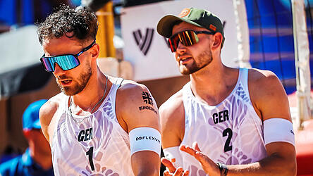 Knapp vorbei ist auch daneben: Benedikt (rechts) und Jonas Sagstetter hatten im Spiel um den Achtelfinaleinzug bereits Matchball, mussten sich aber noch mit 1:2 beugen.