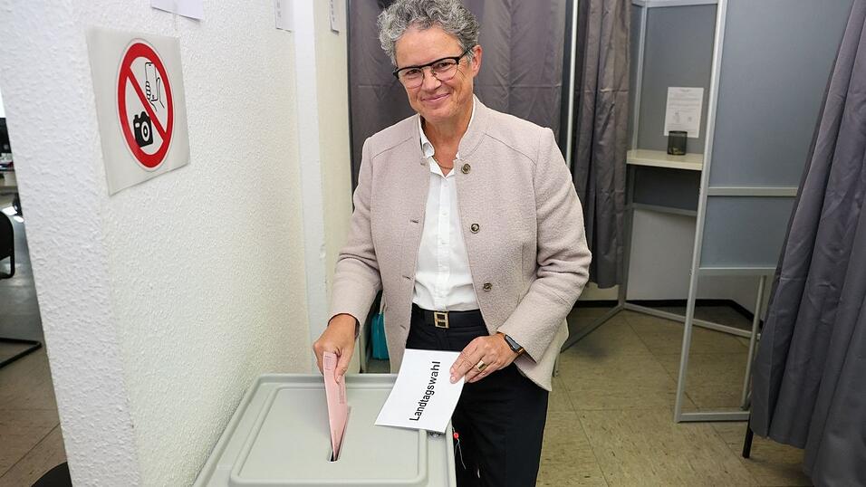 Hat schon gew&auml;hlt: FDP-Spitzenkandidatin Lydia H&uuml;skens