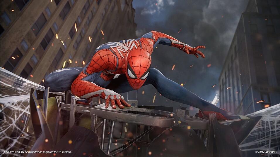 Ungeahnte Freiheit erf&auml;hrt der Spieler als 'Marvel's Spider-Man'.