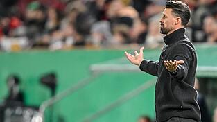 Auch im DFB-Pokal steht Sandro Wagner wieder mit leeren Händen da.
