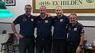 Traten für Landau im Rheinland an: (v.l.) Claus Maurer, Gerhard Kostistansky, Christian Bichler und Wolfgang Zenkner.