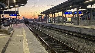 Am Mittwochmorgen war es ungew&ouml;hnlich ruhig am Bahnhof.