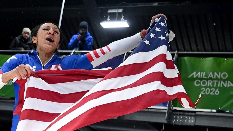 Elana Meyers Taylor aus den USA wurde mit 41 Jahren Olympiasiegerin.