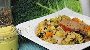 So lecker sieht der Wirsingeintopf von Anja Auer aus.