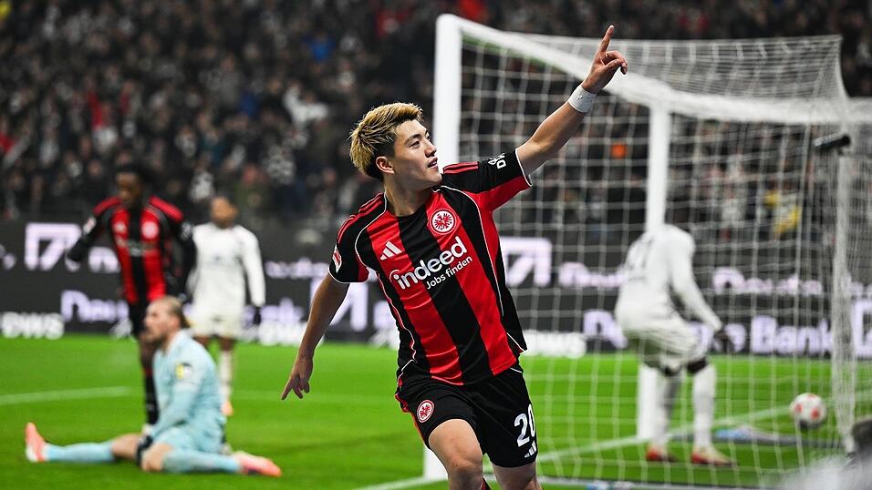 Erzielte das Siegtor für Frankfurt: Ritsu Doan. Erzielte das Siegtor für Frankfurt: Ritsu Doan.