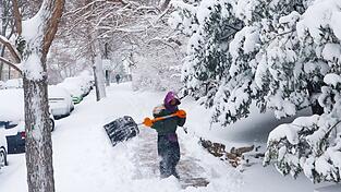 In Teilen der n&ouml;rdlichen USA fiel viel Schnee.