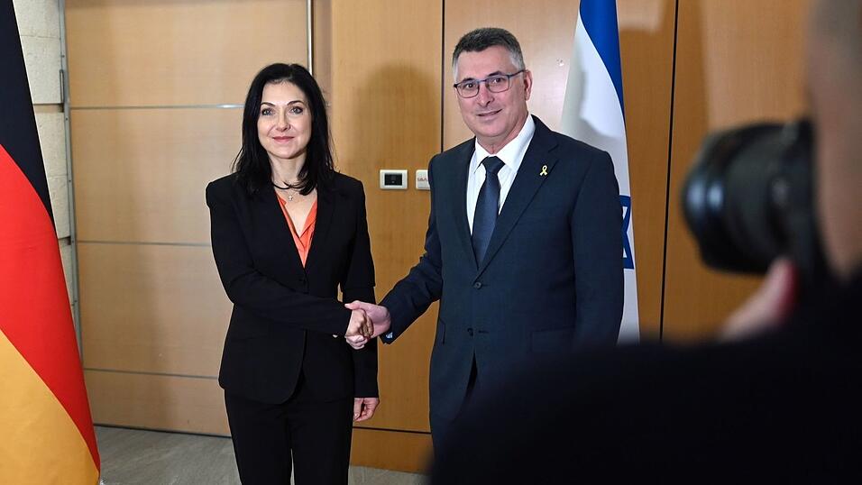 Wirtschaftsministerin Katherina Reiche (CDU) trifft Gideon Sa&rsquo;ar, Au&szlig;enminister von Israel.