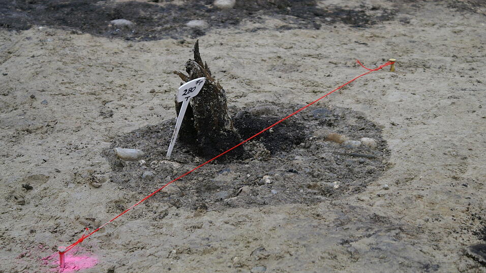Aufregende Funde machten die Arch&auml;ologen am Kollerparkplatz. (Fotos: r&uuml;d)