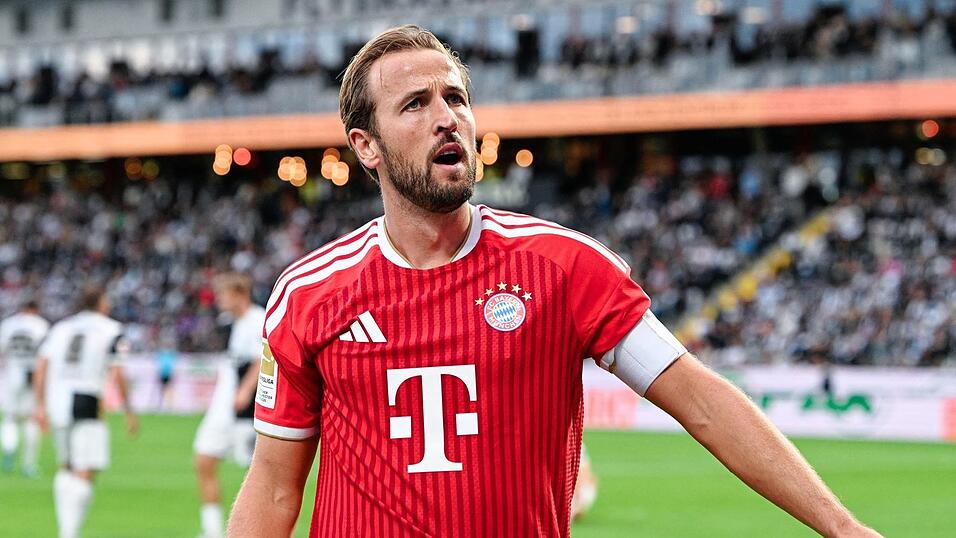 Harry Kane steht vor seinem 100. Bundesliga-Tor. (Archivbild) Harry Kane steht vor seinem 100. Bundesliga-Tor. (Archivbild)