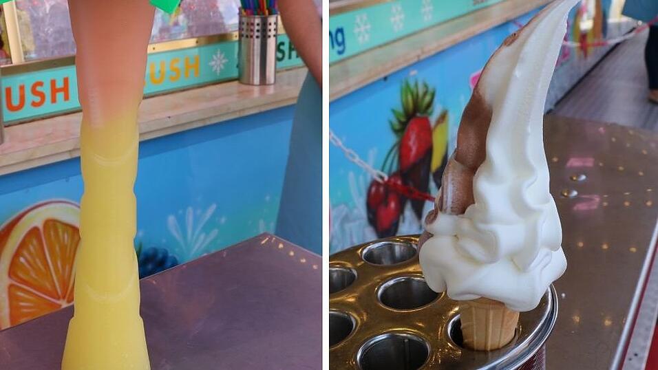 Slush-Eis vs. Soft-Eis