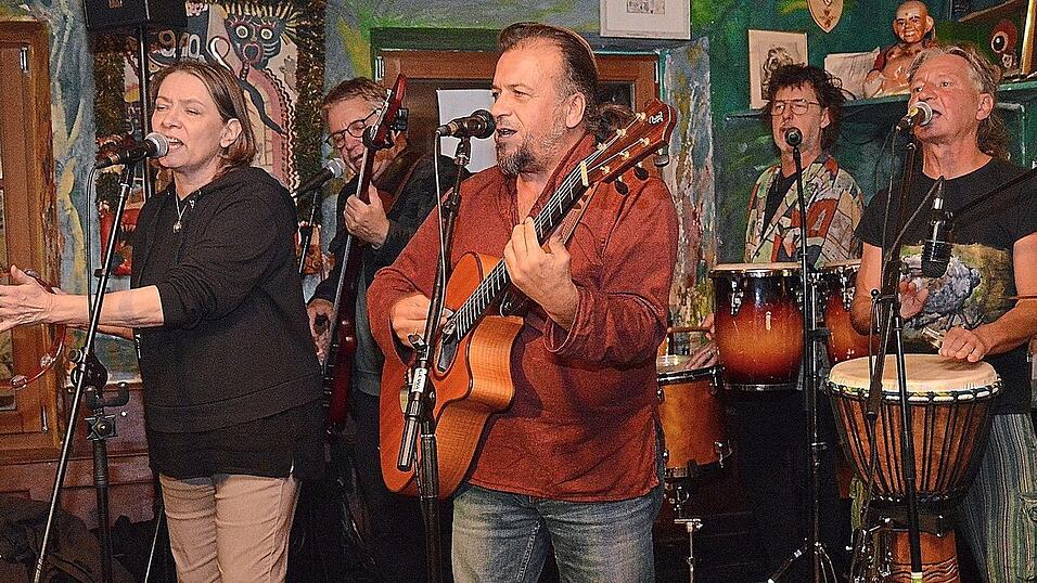 Feia mit (von links) Susan K. July, Jens Ohly, Bernie Maisberger, Rolf Berger und Wiggal Wiedenmann.