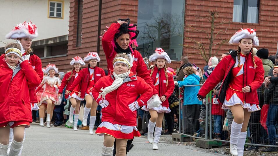 Ausgelassene Stimmung herrschte beim Faschingsumzug in Hofkirchen.