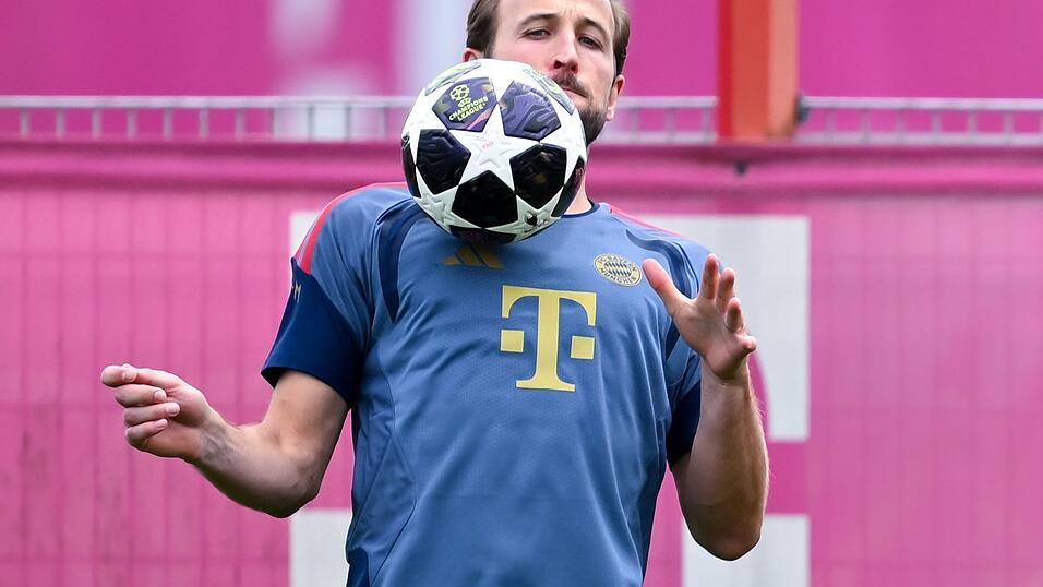 Harry Kane beim Training. Wer ist der entscheidende St&uuml;rmer im Halbfinale?