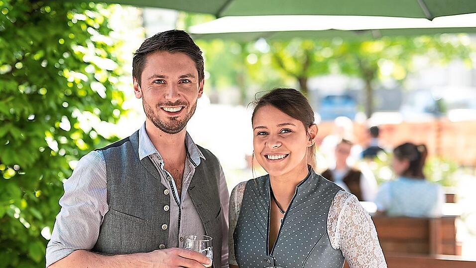 Gastwirte mit Leib und Seele: Lukas und Claudia Kammermeier.