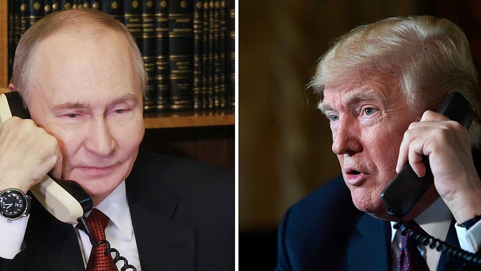 US-Präsident Donald Trump und Kremlchef Wladimir Putin haben nach Angaben aus Moskau erneut telefoniert. (Archivbild) US-Präsident Donald Trump und Kremlchef Wladimir Putin haben nach Angaben aus Moskau erneut telefoniert. (Archivbild)