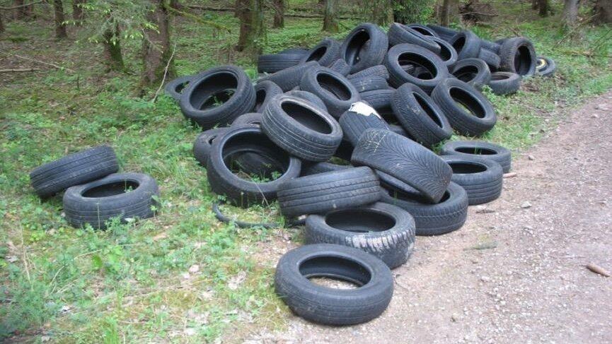 In der vergangenen Woche wurde ein Waldst&uuml;ck bei Lappersdorf (Kreis Regensburg) von bislang unbekannten T&auml;tern kurzerhand zum Abladeplatz f&uuml;r alte Autoreifen umfunktioniert. Das ist nat&uuml;rlich illegal. Jetzt ermittelt die Polizei.