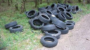 In der vergangenen Woche wurde ein Waldst&uuml;ck bei Lappersdorf (Kreis Regensburg) von bislang unbekannten T&auml;tern kurzerhand zum Abladeplatz f&uuml;r alte Autoreifen umfunktioniert. Das ist nat&uuml;rlich illegal. Jetzt ermittelt die Polizei.