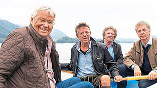 Gerhard Polt (links) mit Christoph 'Stofferl', Karl und Michael Well. Gerhard Polt (links) mit Christoph 'Stofferl', Karl und Michael Well.