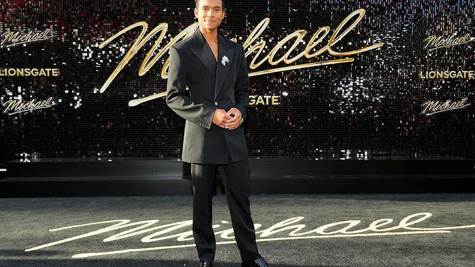 Jaafar Jackson (hier bei einer Filmpremiere in Los Angeles) spielt in &laquo;Michael&raquo; seinen 2009 gestorbenen Onkel Michael Jackson. (Archivbild)