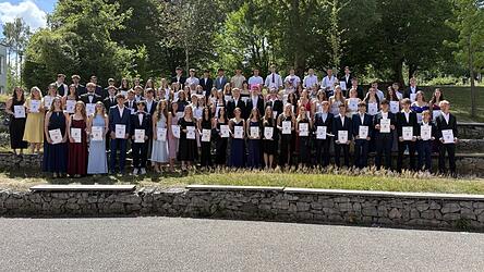 Insgesamt 87 Schüler haben jetzt ihren Abschluss in der Tasche und blicken mit einem lachenden und einem weinenden Auge nach vorn. Insgesamt 87 Schüler haben jetzt ihren Abschluss in der Tasche und blicken mit einem lachenden und einem weinenden Auge nach vorn.
