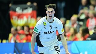 Schlüpfte gegen Portugal in die Hauptrolle: Top-Werfer Miro Schluroff. Schlüpfte gegen Portugal in die Hauptrolle: Top-Werfer Miro Schluroff.