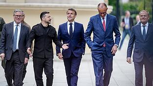 Für die Ukraine und ihre europäischen Verbündeten steht ein Spitzentreffen in Berlin an. (Archivbild) Für die Ukraine und ihre europäischen Verbündeten steht ein Spitzentreffen in Berlin an. (Archivbild)