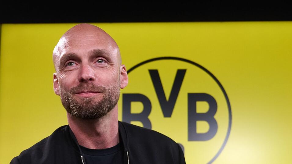 Selbstbewusst bei seinem Herzensclub: Der neue BVB-Sportdirektor Ole Book. Selbstbewusst bei seinem Herzensclub: Der neue BVB-Sportdirektor Ole Book.