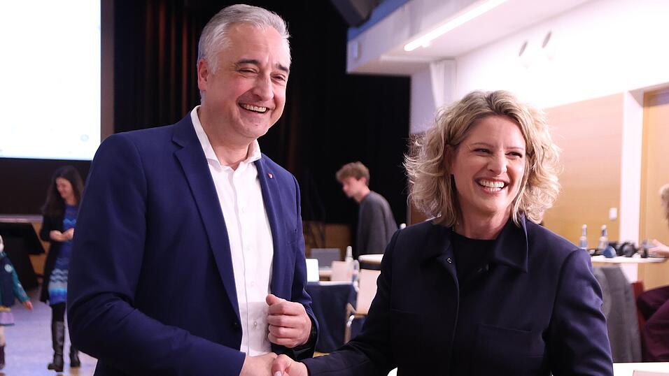 F&uuml;r Thomas Burger (SPD) und Astrid Freudenstein (CSU) geht es in die Stichwahl.