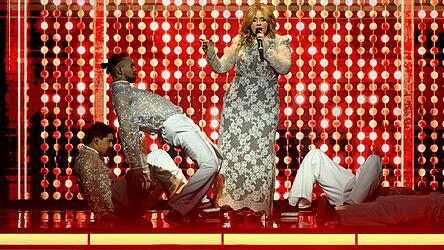 Maite Kelly auf der B&uuml;hne in der Donauarena.