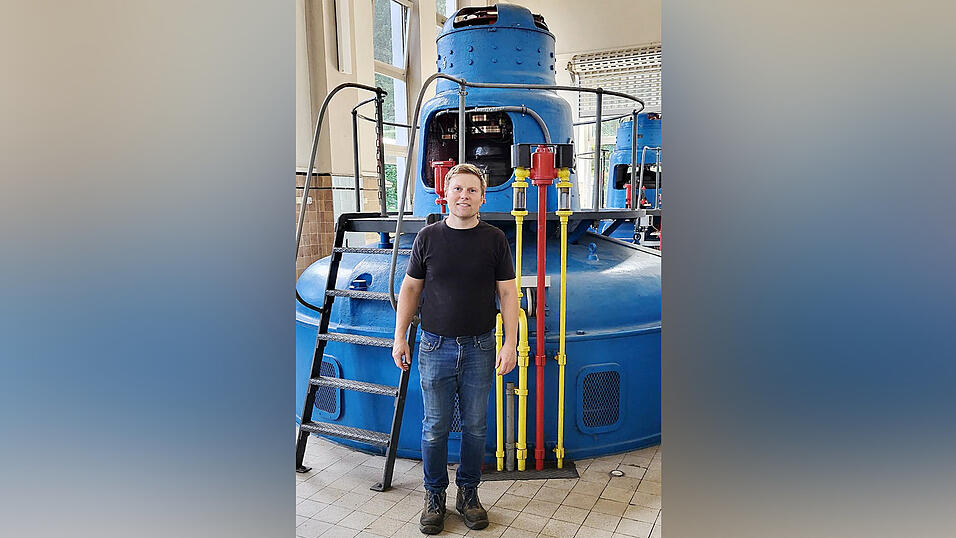 Werkleiter des Höllensteinkraftwerks Stephan Neumeier