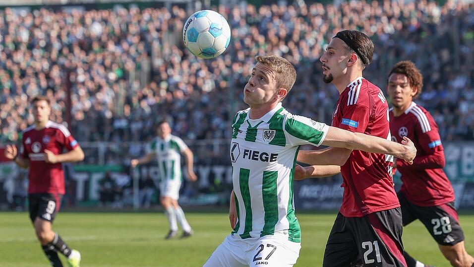 Preußen Münster verliert unglücklich gegen Nürnberg.