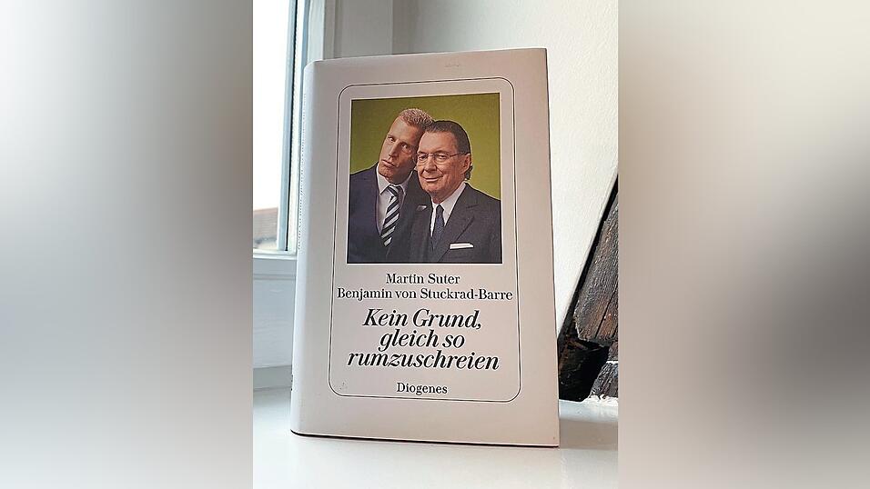 Es wird tiefgründig bei Suter und Stuckrad-Barre. Es wird tiefgründig bei Suter und Stuckrad-Barre.