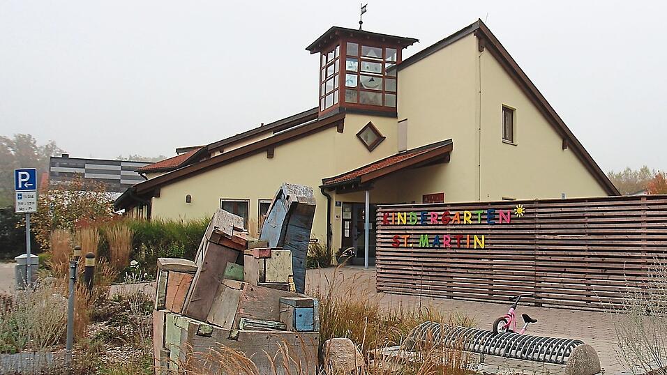 Im Geb&auml;ude des Kindergartens Sankt Martin ist ein Wasserschaden entstanden.