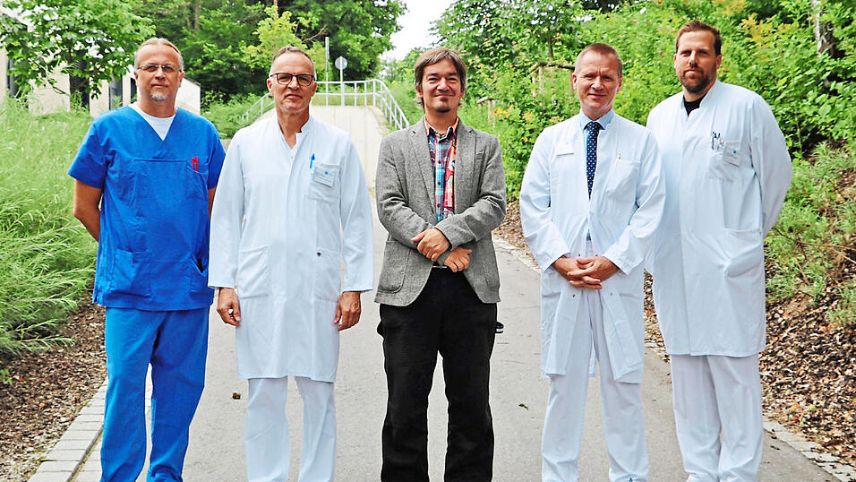 Gunthard Goresch (v.l.), Martin Anetseder, Jakob Fuchs, Johannes Schmidt und Konstantin Holzapfel. Gunthard Goresch (v.l.), Martin Anetseder, Jakob Fuchs, Johannes Schmidt und Konstantin Holzapfel.