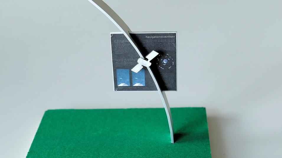 Ein Entwurf der Satelliten-Station