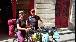 3.500 Kilometer hat das Paar auf seinen Mountainbikes zur&uuml;ckgelegt. Vor allem der Camino del Norte, der spanische Jakobsweg entlang der K&uuml;ste, hatte es wegen der vielen H&ouml;henmeter in sich.