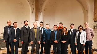 Von links: Moderator Karl Sperk, G&uuml;nter Stra&szlig;berger, Norbert Hoffmann, Christoph Rabl, J&uuml;rgen Wachter, Patricia Steinberger, Olaf Minet, Heiko Helmbrecht, Gabriella Lando, Thomas Haslinger, Petra Strasser und Moderator Michael Stolzenberg