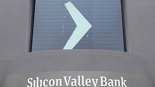 Logo am Hauptsitz der Silicon Valley Bank im kalifornischen Santa Clara.