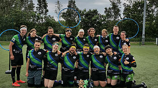 Das Team der Passauer &bdquo;Three River Dragons&ldquo;.