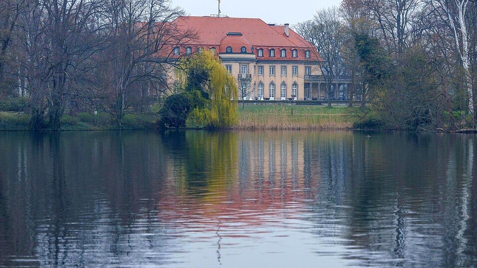 Die Villa Borsig - Verhandlungsort f&uuml;r Spitzenkoalition&auml;re am Wochenende.
