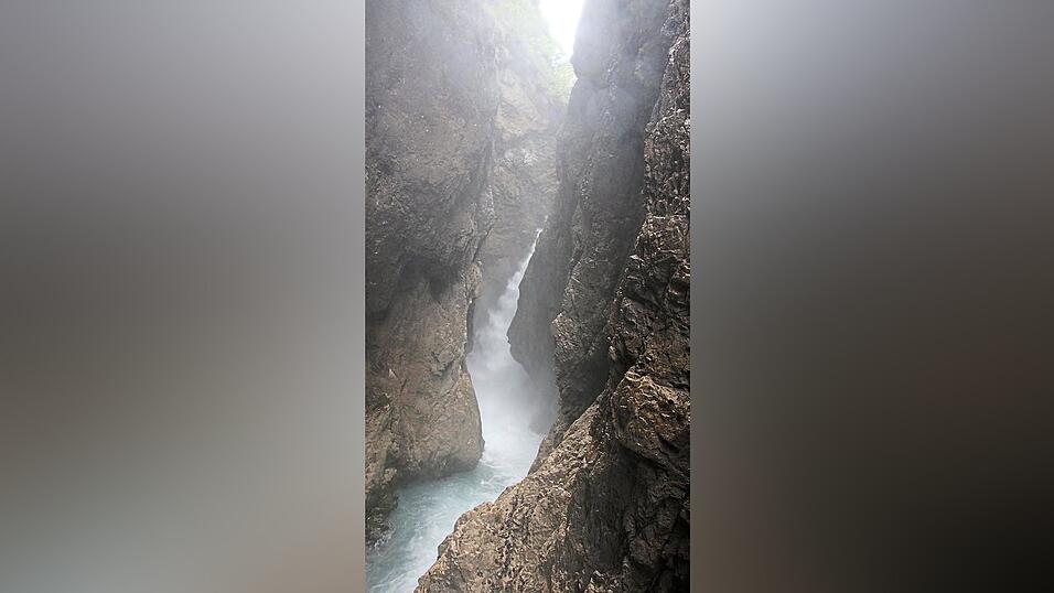 Die Leutaschklamm in Mittenwald. Die Leutaschklamm in Mittenwald.