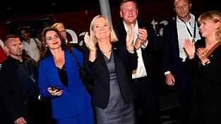 Magdalena Anderssons Sozialdemokraten wurden stärkste Kraft. (Archivbild) Magdalena Anderssons Sozialdemokraten wurden stärkste Kraft. (Archivbild)