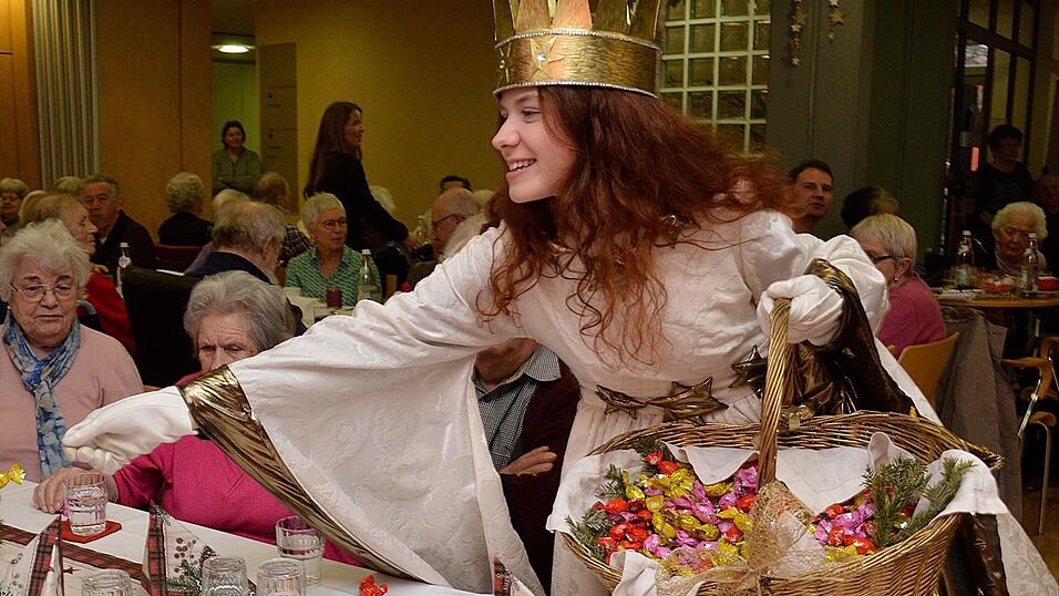 Auch das Christkindl schaute mit einer Kleinigkeit vorbei.