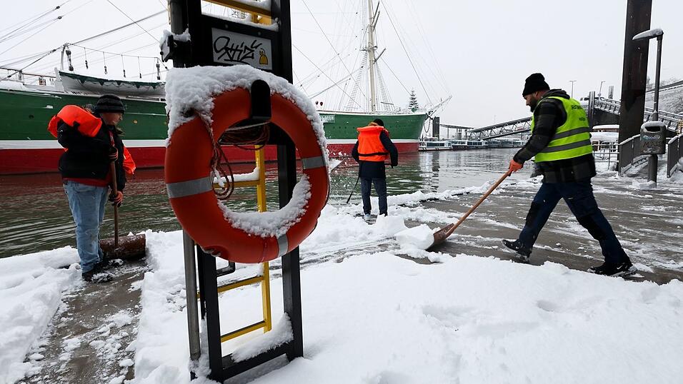 Im Norden k&ouml;nnen regional bis zu 20 Zentimeter Neuschnee zusammenkommen.