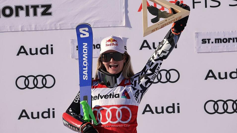 Gewann überraschend den Super-G: Alice Robinson. Gewann überraschend den Super-G: Alice Robinson.